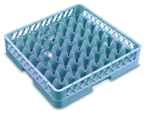 Genware GR49 49 Compartment Glass Rack