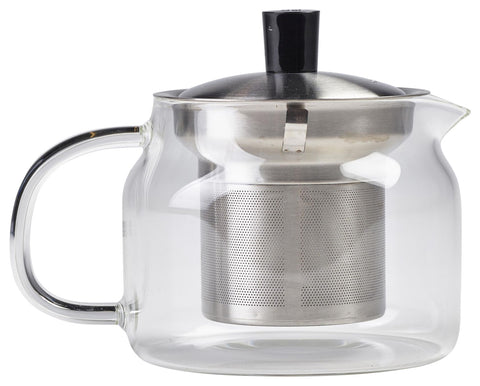 Genware GTP470 Glass Teapot with Infuser 47cl/16.5oz