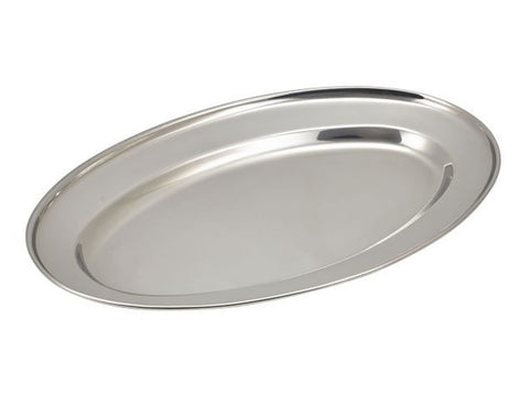 Genware 1365 S/St.Oval Flat 12"(11365) **