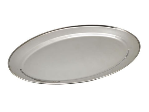 Genware 1664 S/St.Oval Flat 18"
