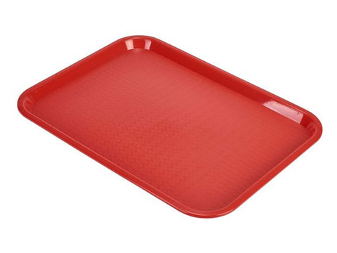 Genware CT1014-05 Fast Food Tray Red Small