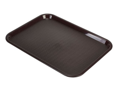 Genware CT1216-69 Fast Food Tray Chocolate Medium