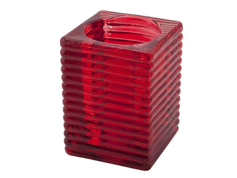 Genware HHR 'Highlight' Candle Holder Red (6Pcs)