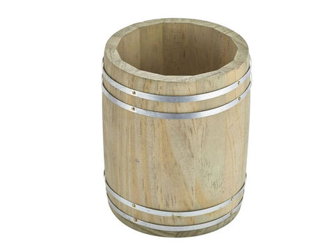 Genware MWB11 Miniature Wooden Barrel 11.5Dia x 13.5cm