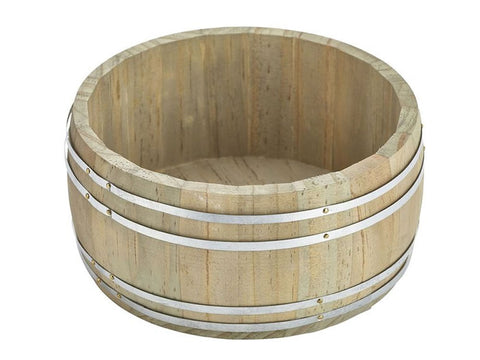 Genware MWB16 Miniature Wooden Barrel 16.5Dia x 8cm