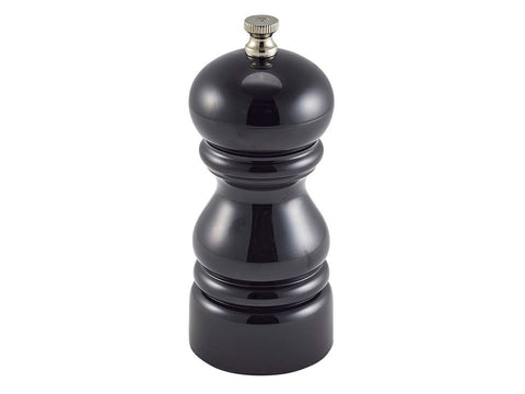 Genware SPBLK12 Salt Or Pepper Grinder Black 12.7cm