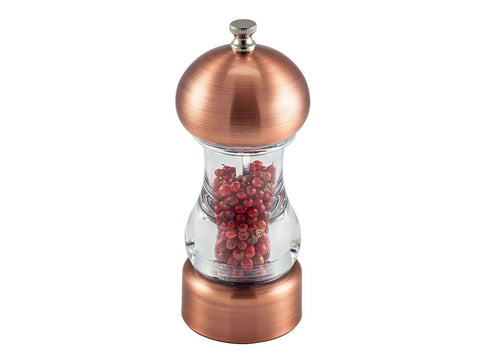 Genware SPGRC14AC Antique Copper & Acrylic Salt/Pepper Grinder 14cm
