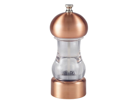 Genware SPGRC14C Copper & Acrylic Salt/Pepper Grinder 14cm