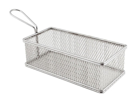 Genware SVBL2110 Large Rect. Serving Basket 21.5X10.5X6cm - Pack of 6