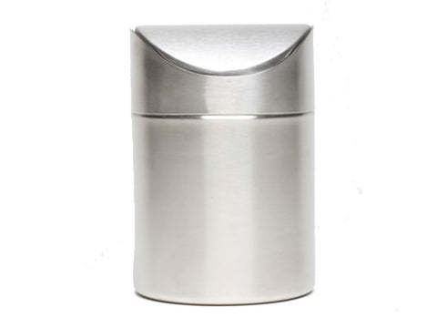 Genware TABIN-1611 S/St Table Bin 17cm High x 11.5cm Dia