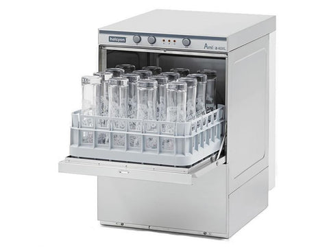 Halcyon Amika AMH40 D 390mm Basket Glasswasher With Drain Pump