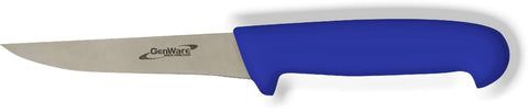 Genware K-BN5BL 5" Rigid Boning Knife Blue