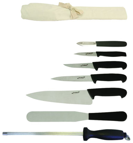 Genware KNIFESET7 7 Piece Knife Set + Knife Wallet