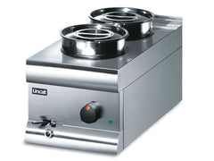 Lincat BS3W Wet Heat Bain Marie with Two Round Pots