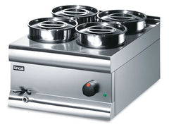 Lincat BS4W Wet Heat Bain Marie with Round Pots