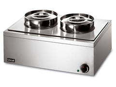 Lincat LRB2W Wet Heat Bain Marie with Round Pots