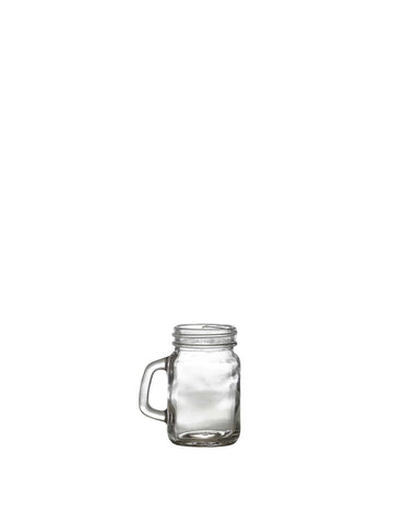 Genware MAS120 Glass Mini Mason Jar 12cl/4.25oz - Pack of 12