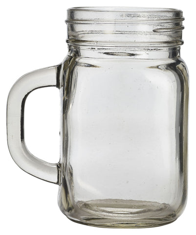 Genware MAS450  Glass Mason Jar 45cl / 16oz - Pack of 12