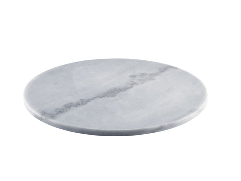 Genware MBL-33G Grey Marble Platter 33cm Dia