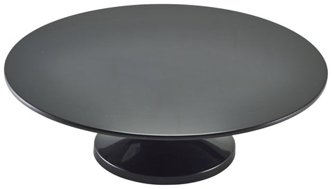 Genware MCS33BK Black Melamine Cake Stand 33cm/13"