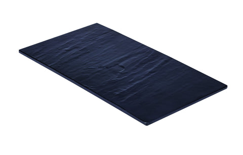 Genware MEL13-SL Slate Melamine Platter GN 1/3 32.5X17.5cm