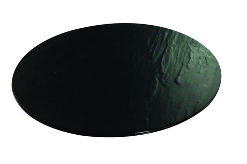 Genware MEL33-SLGR Slate/Granite Reversible Platter 33cm Round