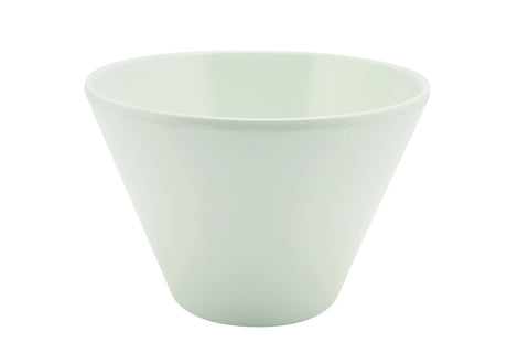 Genware MELCB-12 White Melamine Conical Buffet Bowl 12.7cm