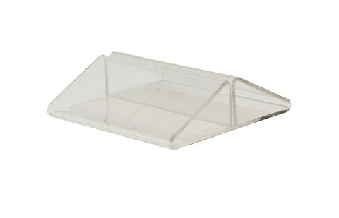 Genware MHTENT Acrylic Menu / Card Holder Tent Shape