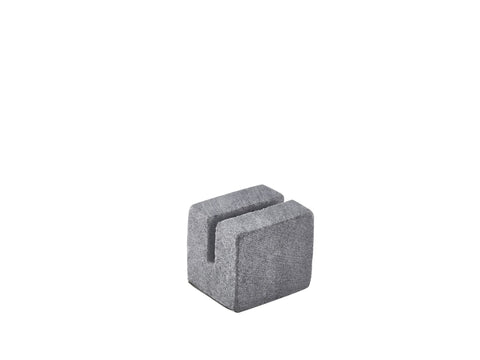 Genware MSH3G Grey Marble Sign Holder 3 x 2.5 x 2.5cm