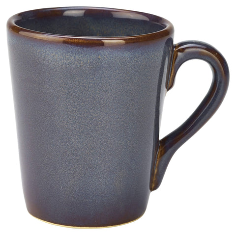 Genware MUG-BL32 Terra Stoneware Rustic Blue Mug 32cl/11.25oz - Pack of 6