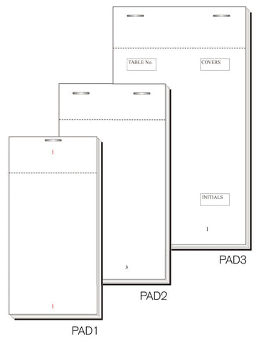 Genware PAD2 Order Pad 50 Sheet Dup Carbon 140X76mm Box 50