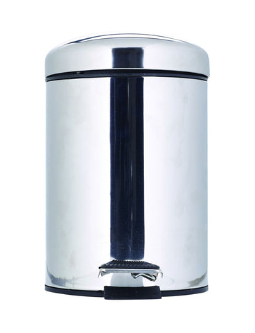 Genware PBSS-3 Stainless Steel Pedal Bin 3L