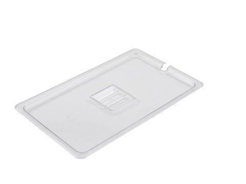 Genware PC11-NLID 1/1 Polycarbonate GN Notched Lid Clear