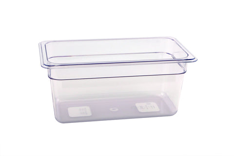 Genware PC13-150 1/3 -Polycarbonate GN Pan 150mm Clear