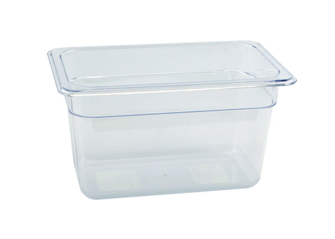 Genware PC14-150 1/4 -Polycarbonate GN Pan 150mm Clear