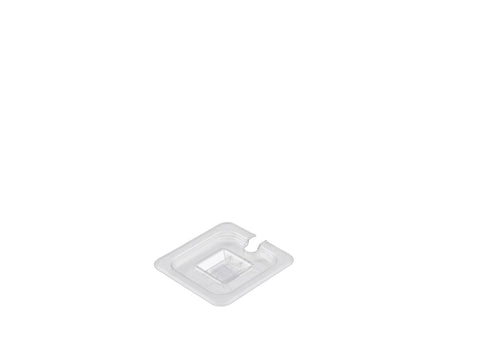 Genware PC16-NLID 1/6 Polycarbonate GN Notched Lid Clear