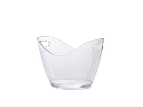 Genware PCB-S Clear Plastic Champagne/Wine Bucket Small