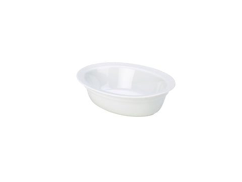 Genware PD1-W Royal Lipped Pie Dish 17.5cm White - Pack of 6