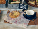 Genware PN1487CAC Greaseproof Paper Coffee And Cake 20 x 25cm - 1000 Sheets Per Parcel