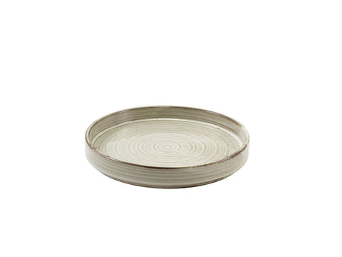 Genware PR-PG21 Terra Porcelain Grey Presentation Plate 21cm - Pack of 6