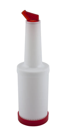 Genware PS601N-05 Store And Pour Quart Red