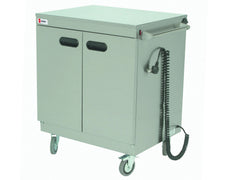 Parry 1888 Mobile Hot Cupboard with Castors | Flat Top