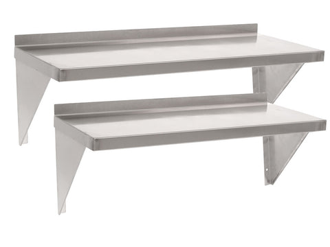 Parry 300mm Deep Range Stainless Steel Single Shelf