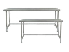 Parry 600mm Deep Stainless Steel Prep Table with Void