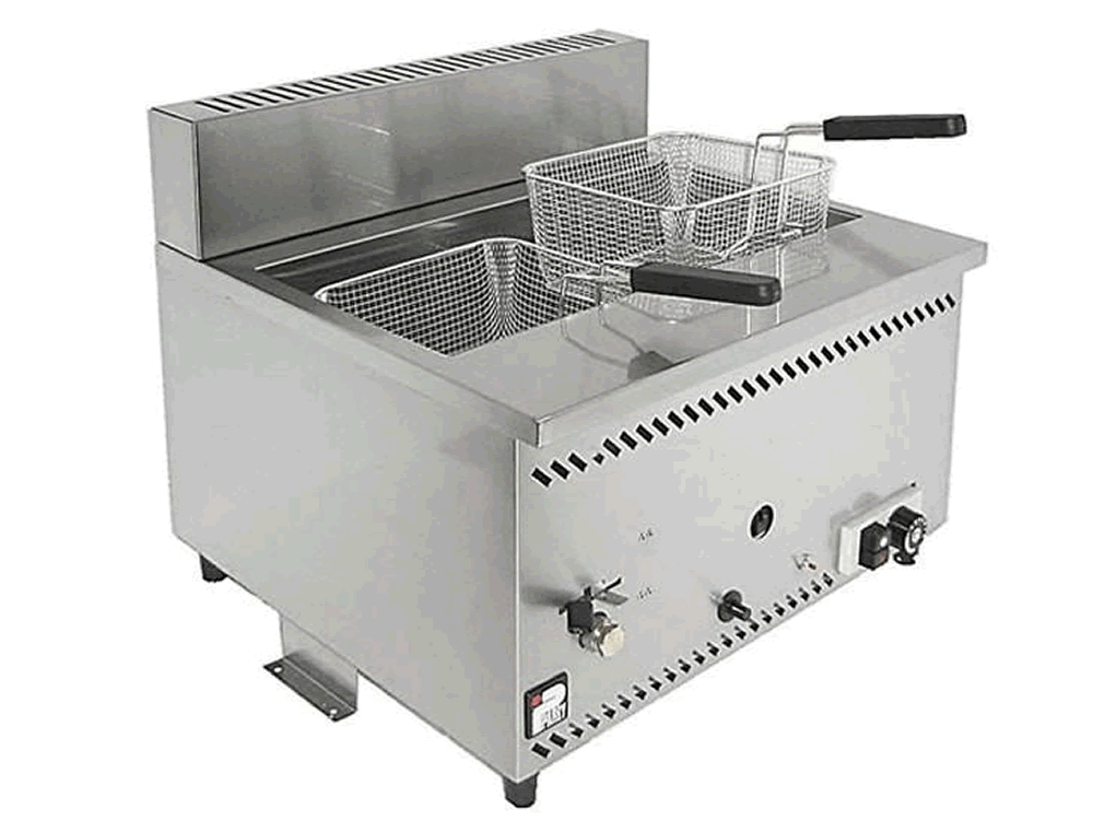 Parry AGF Gas Double Table Top Fryer Advantage Catering Equipment