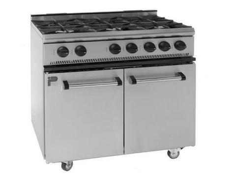 Parry GB6 6 Burner Gas Range Oven