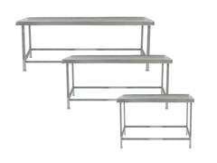 Parry LTAB 600mm Deep Stainless Steel Low Table