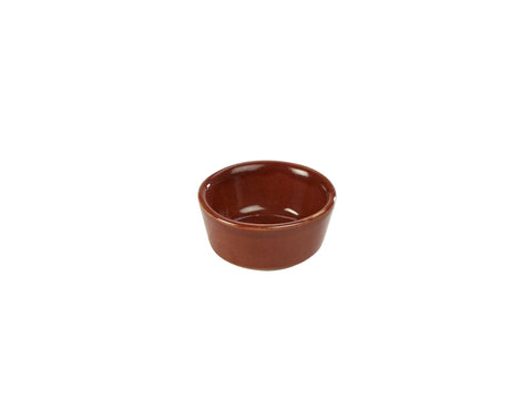 Genware RAM-R15 Terra Stoneware Rustic Red Ramekin 1.5oz/45ml