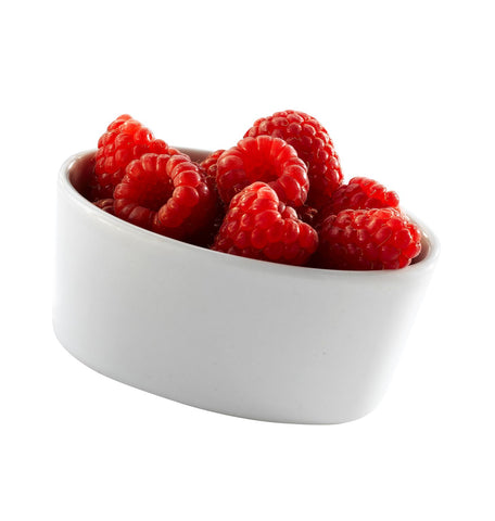 Genware RAMOV10-W Royal Oval Ramekin 10cm - Pack of 6