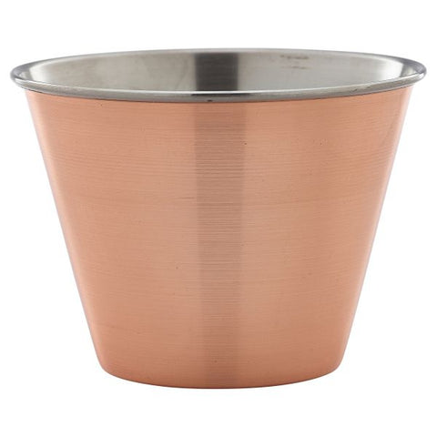 Genware RAMST12C 12oz Copper Plated Ramekin - Pack of 24